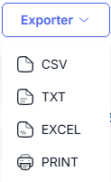 Export contacts