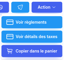 Actions haut fiche