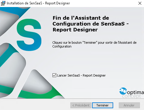 Fin de l’installation