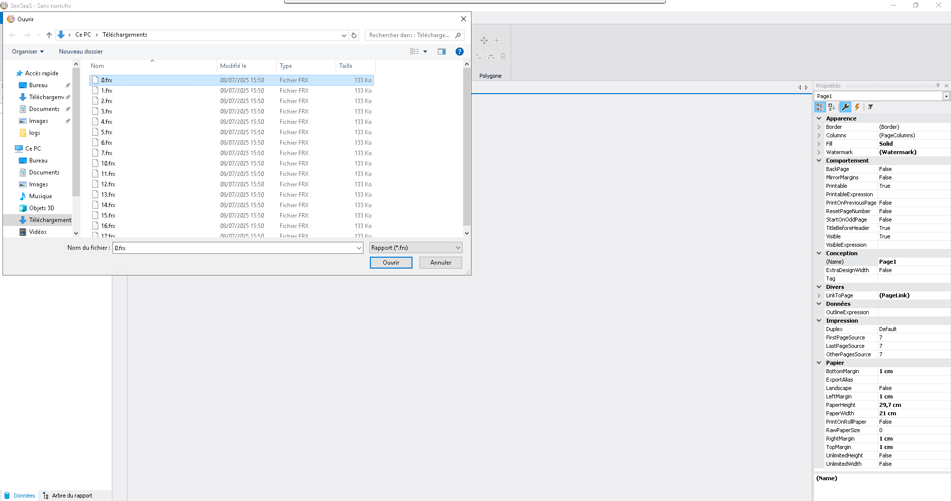 Ouverture d’un fichier .frx