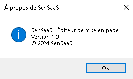 A propos – version installée
