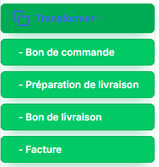 Sous-menu Transformer